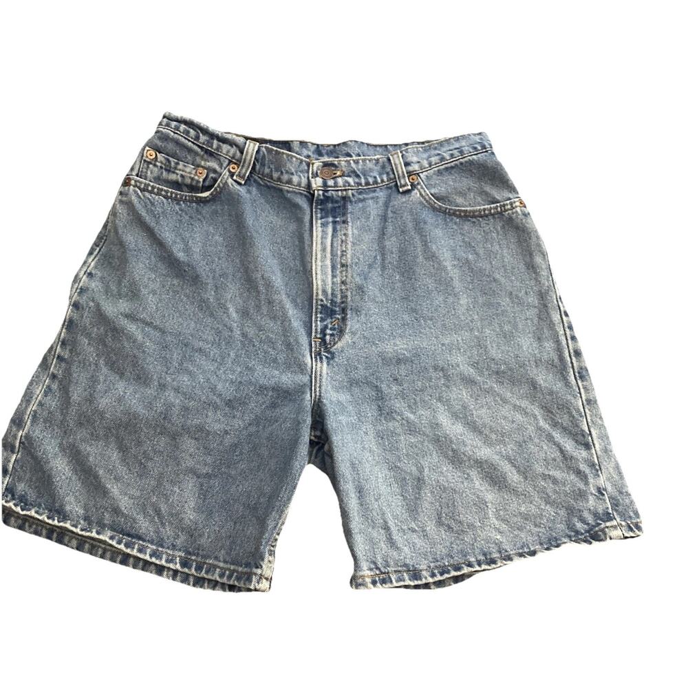 LEVIS 522 Women's Denim Jeans Tapered Fit Tapered Shorts Made in the USA Size 16
